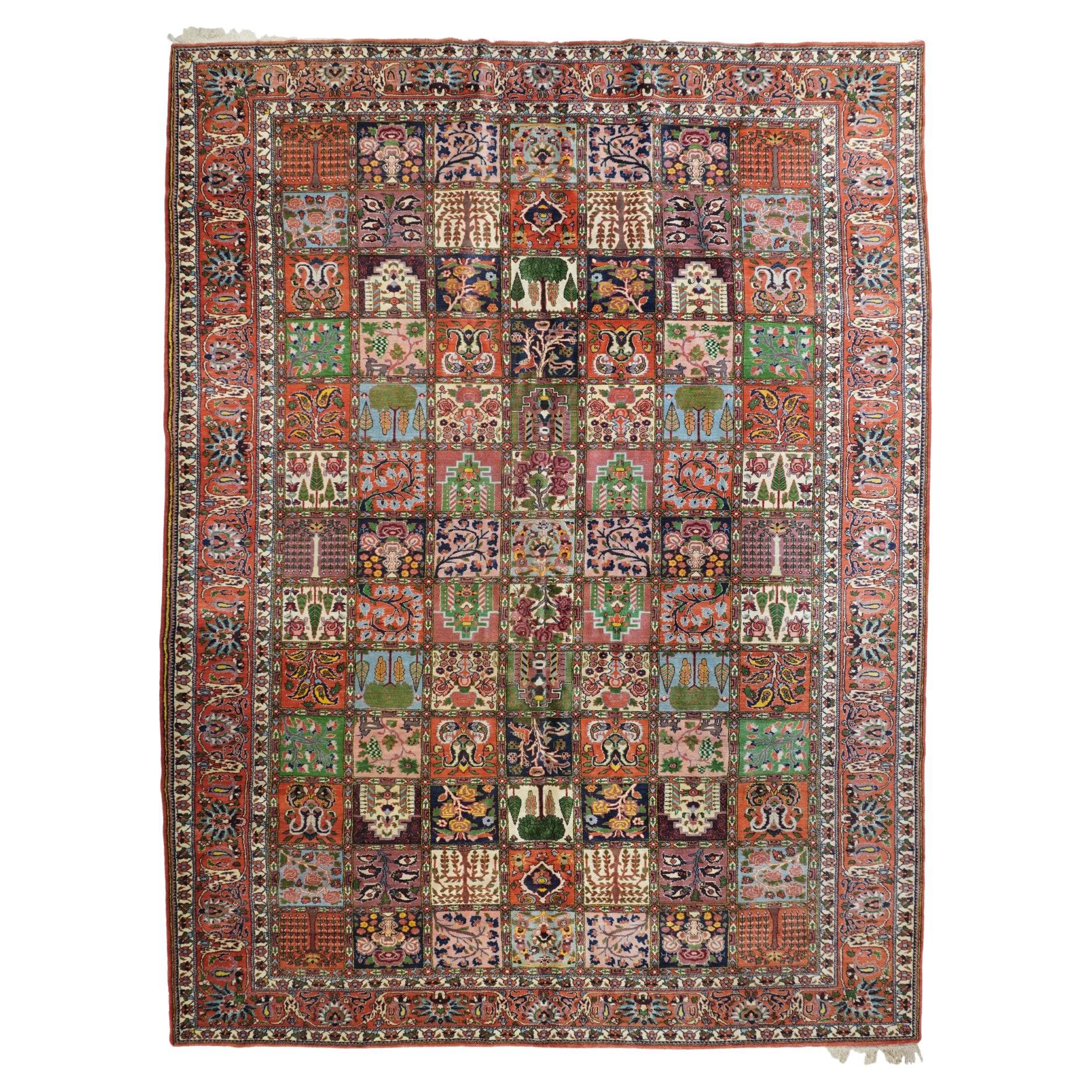 Vintage Bakhtiari Rug 9'5'' x 13'4''