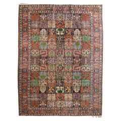 Tapis Bakhtiari vintage 9'5'' x 13'4''