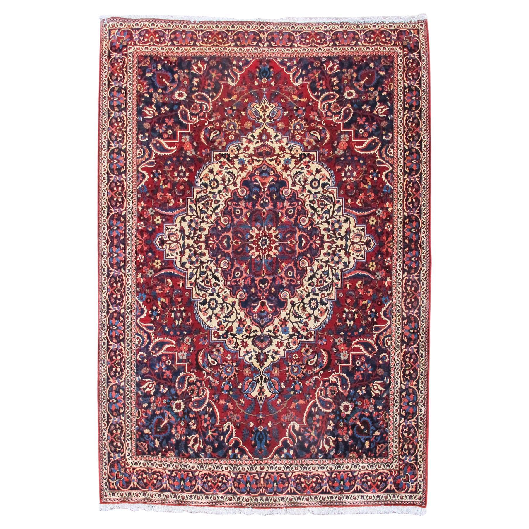 Bakhtiari Rug, Mid 20th Century For Sale
