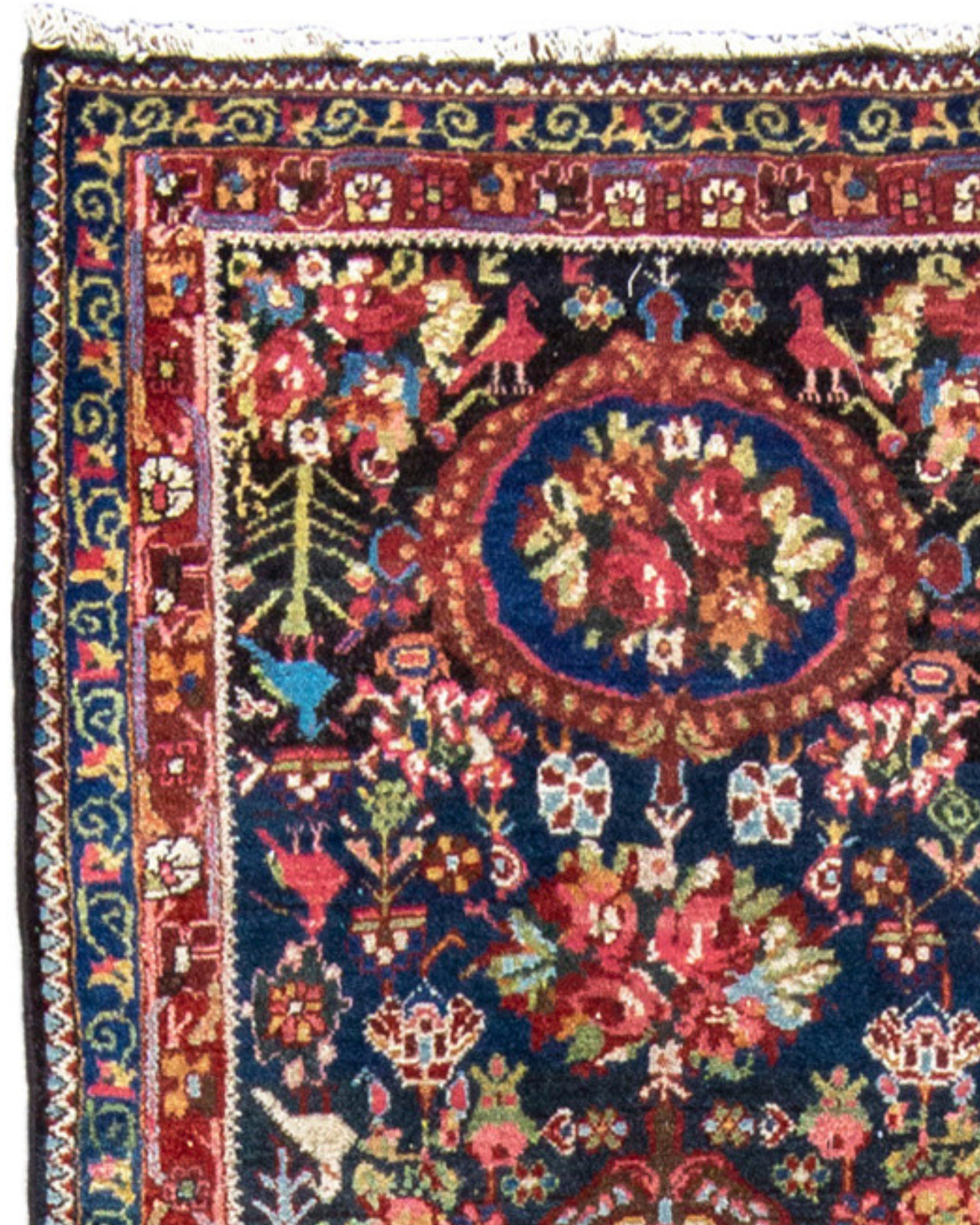 Antique Persian Bakhtiari Runner, 20th Century In Excellent Condition For Sale In San Francisco, CA