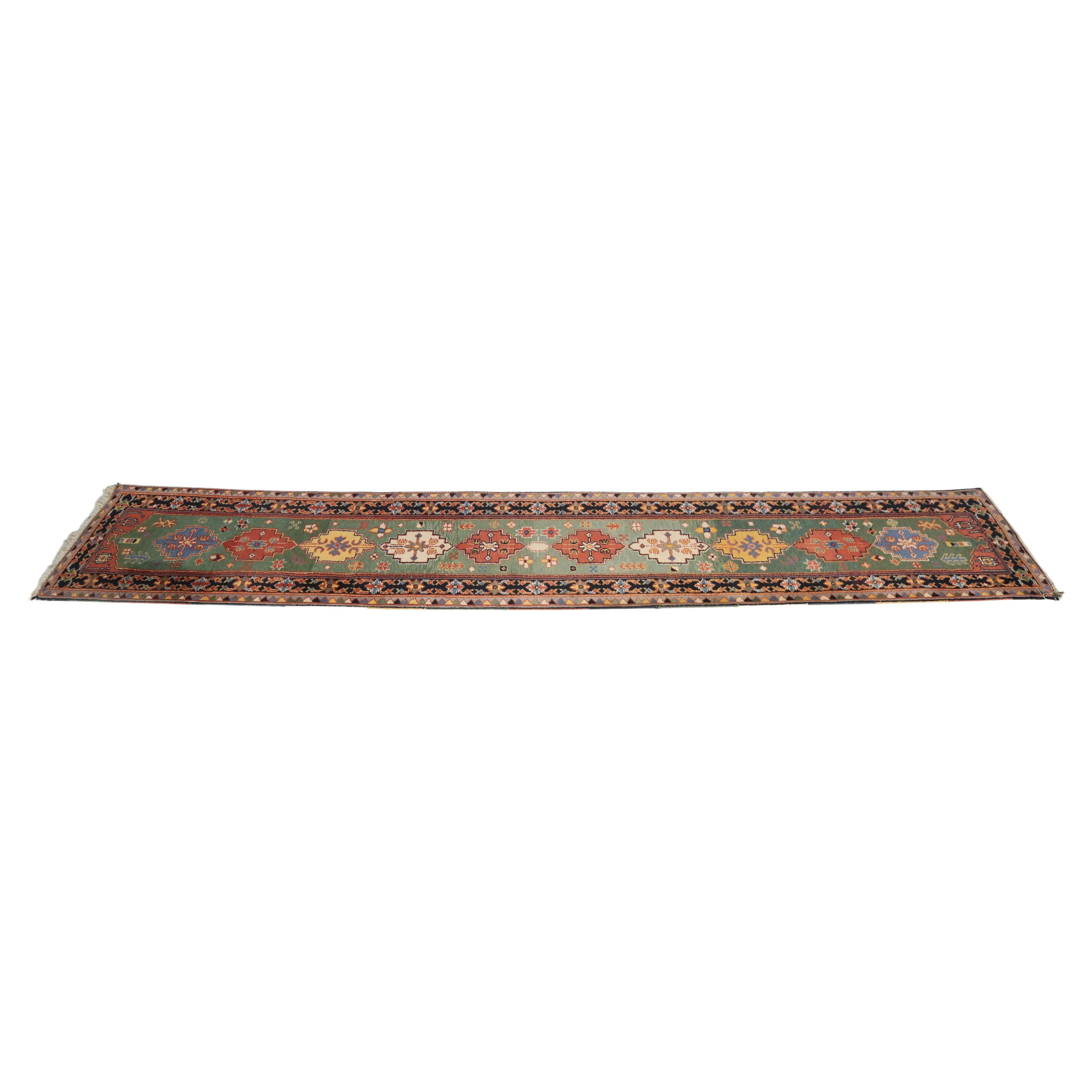 Bakhtiari Style Huge Wool Runner Reproduction Made in India For Sale