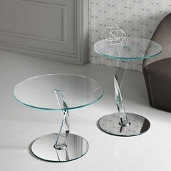 Bakkarat Glass Side Table by Donato D’Urbino & Paolo Lomazzi, Made in Italy