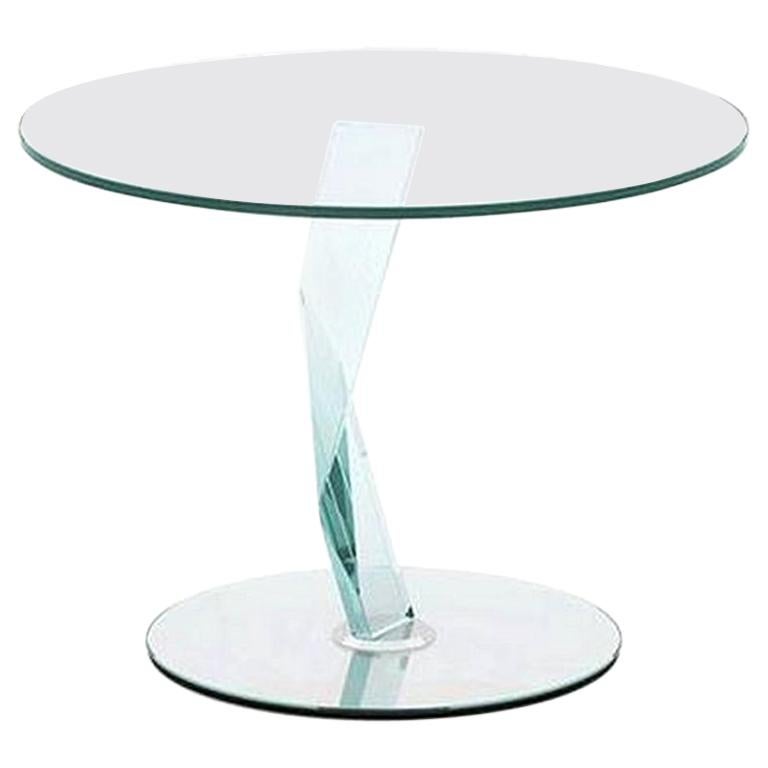Bakkarat Glass Side Table by Donato D’Urbino & Paolo Lomazzi, Made in Italy For Sale