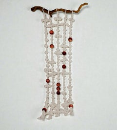 Bal. Tapisserie suspendue fabriquée à partir de nœuds traditionnels coréens de cordes de coton