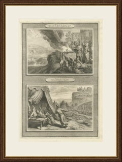 Balak and Balaam at the Altars and the Zeal of Phinehas, Mortier circa 1700
