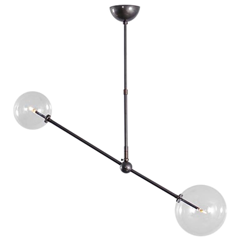 Araña de latón Balance 150 x 150 de Schwung