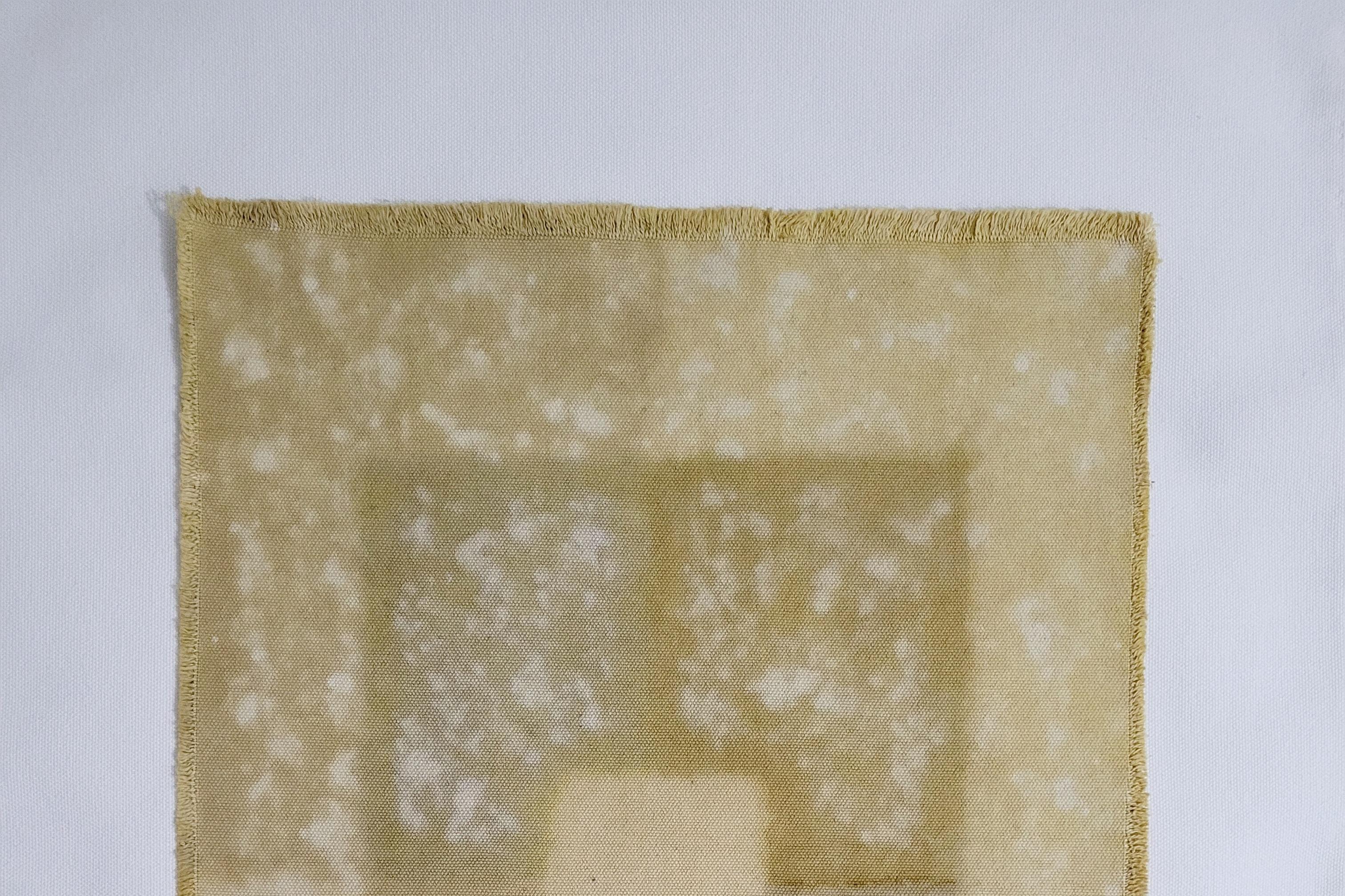 Moderno BALANCE (18) - Arte botanica tinta in pianta su tela di cotone in vendita