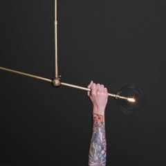 Balance 200 x 150 Pendant by Schwung Classics, Brass & Glass Design by Schwung