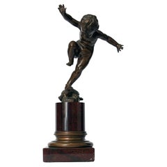 Balance Act, Otto Geyer (Berlin 1843-1914), Bronze sculpture on marble base Balance Act, Otto Geyer (Berlin 1843-1914), Bronze sculpture on marble base