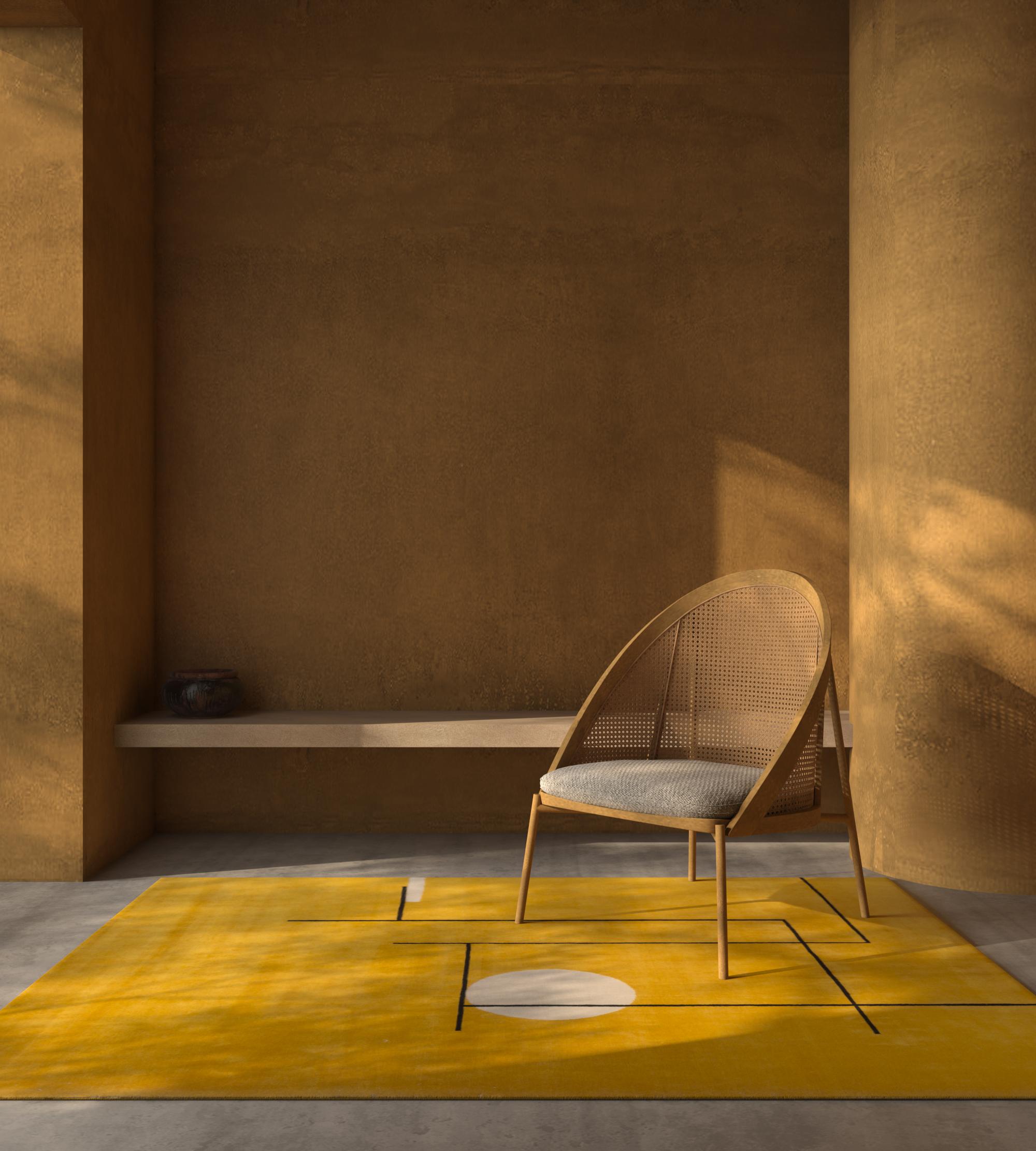 What happens when design transcends the ordinary and embodies a realm of perpetual harmony? Enter this exquisite hand-knotted rug, a testament to the timeless artistry thriving in rural India. From its intricate patterns to its nuanced color