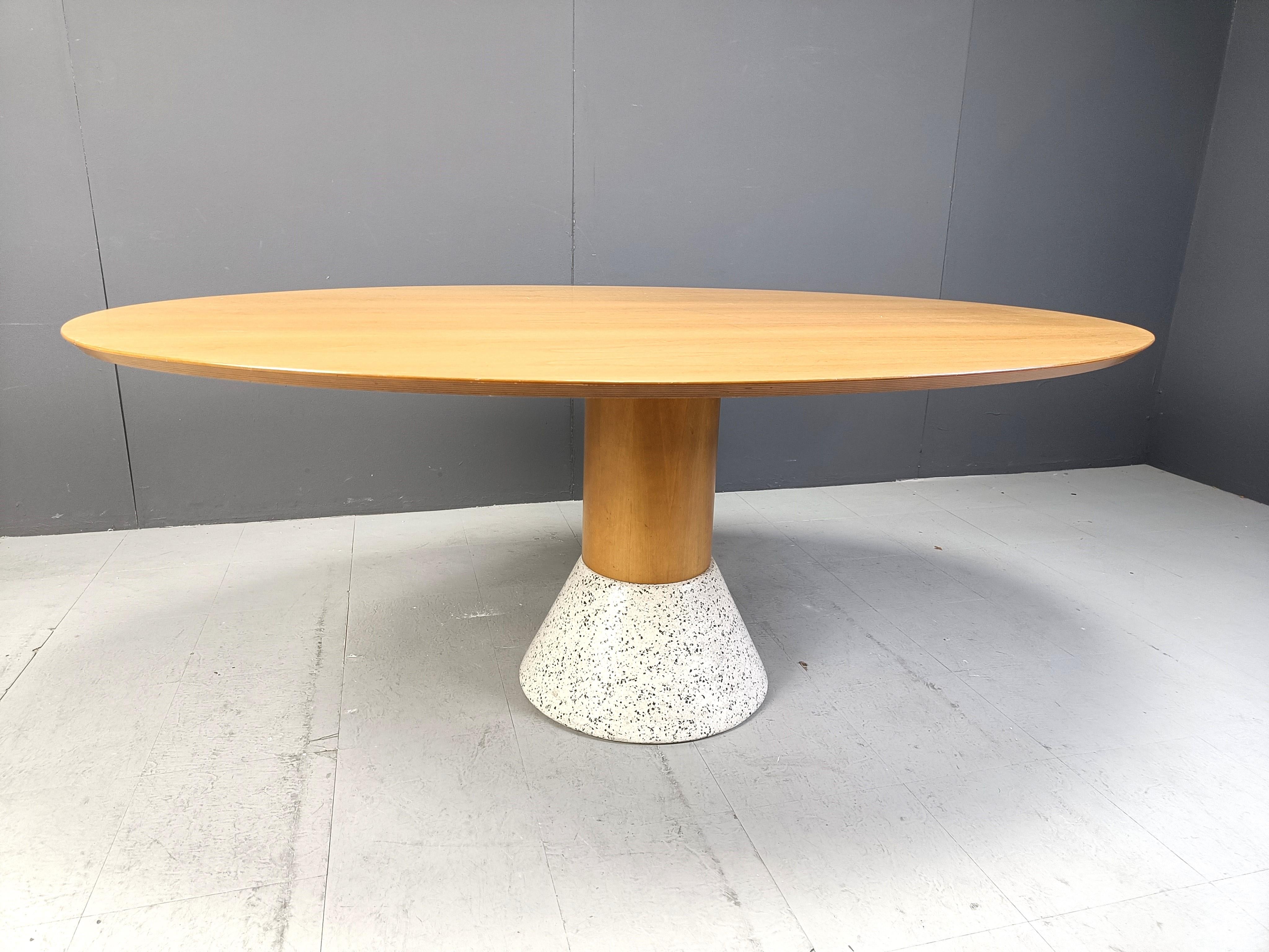 Néerlandais Table de salle à manger Balance d'Arnold Merckx pour Arco, 1988 en vente