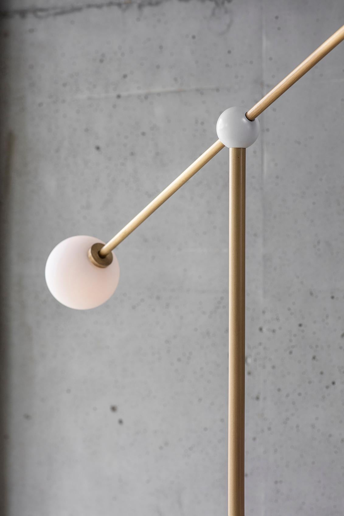 Balance Floor Lamp by Square in Circle For Sale 3