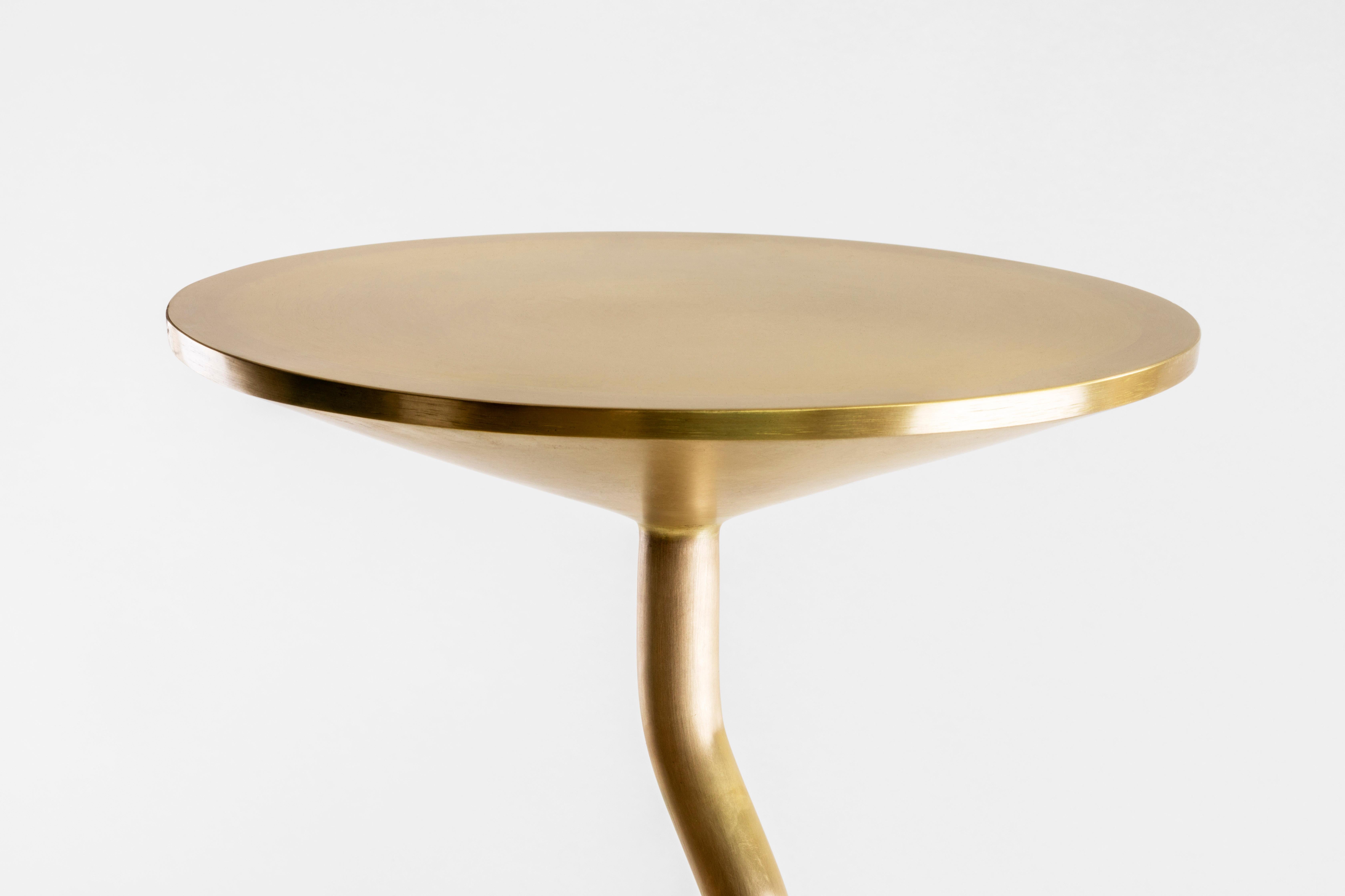 Italian Balance - Tabouret, haltère et table d'appoint en bronze doré fait main en vente