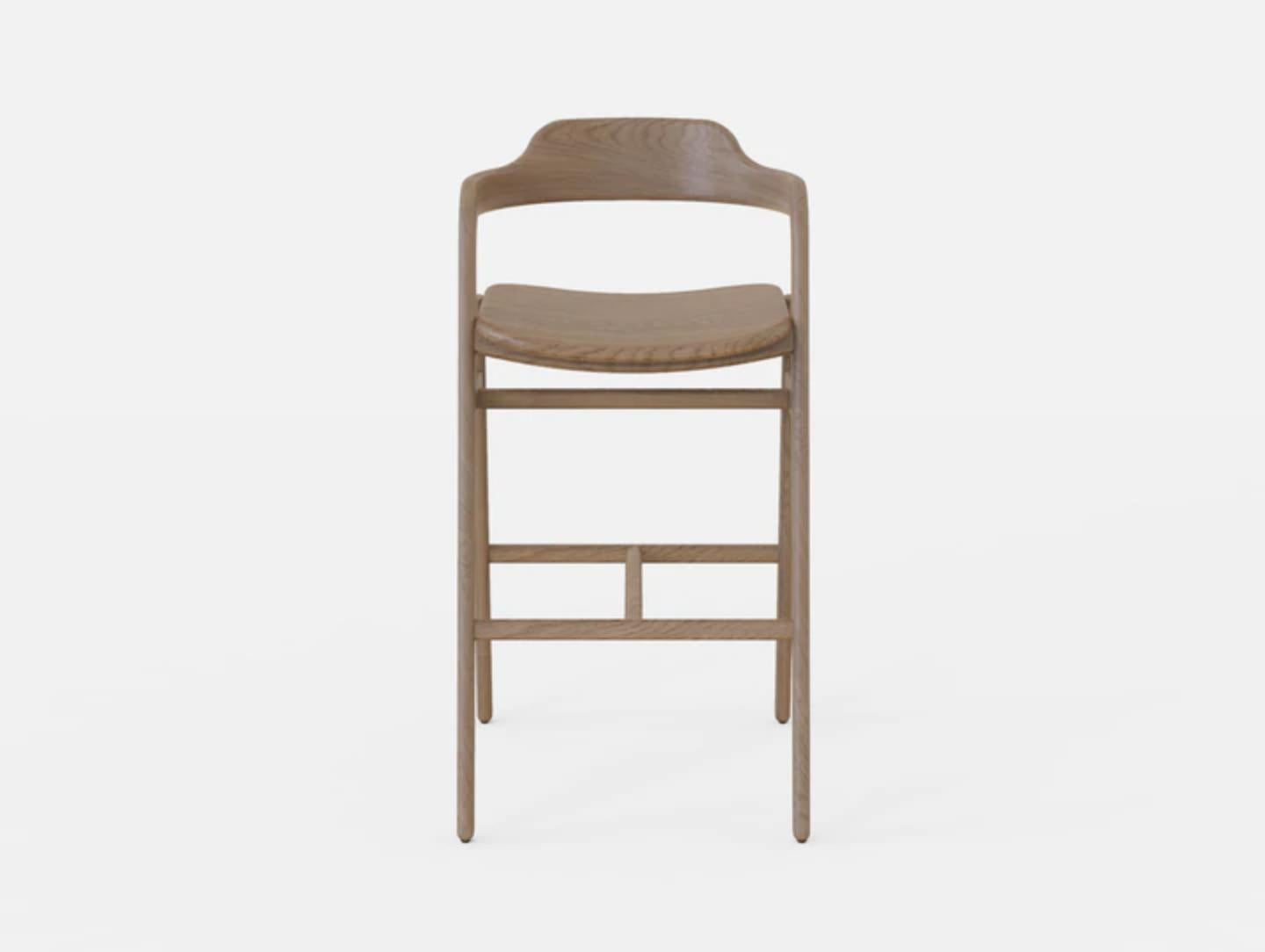 Balance high chair by Sebastián Angeles
Material: Walnut
Dimensions: W 45 x D 40 x 100 cm
Also Available: Other colors available,

The love of processes, the properties of materials, details and concepts make Dorica Taller a study not only of