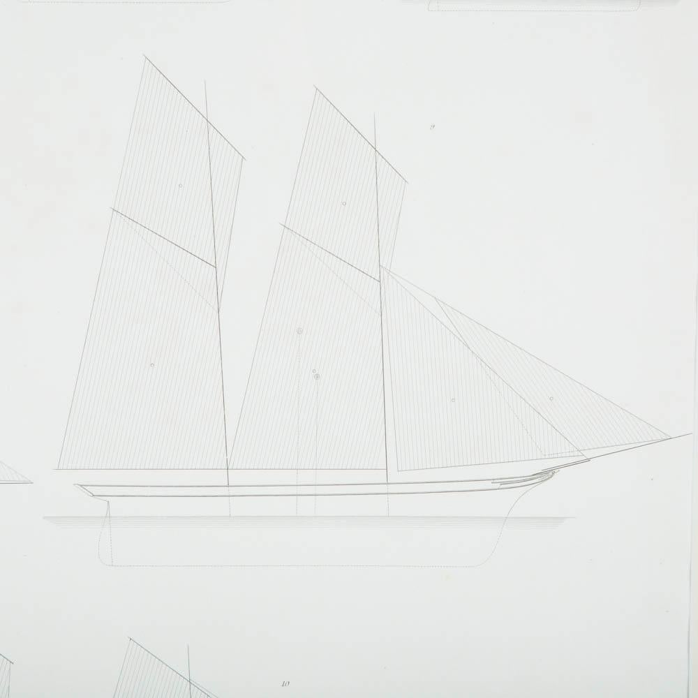 Européen Impression « Ballance of Sail » de Day & Son, lithographie de la reine, datée de 1864 en vente