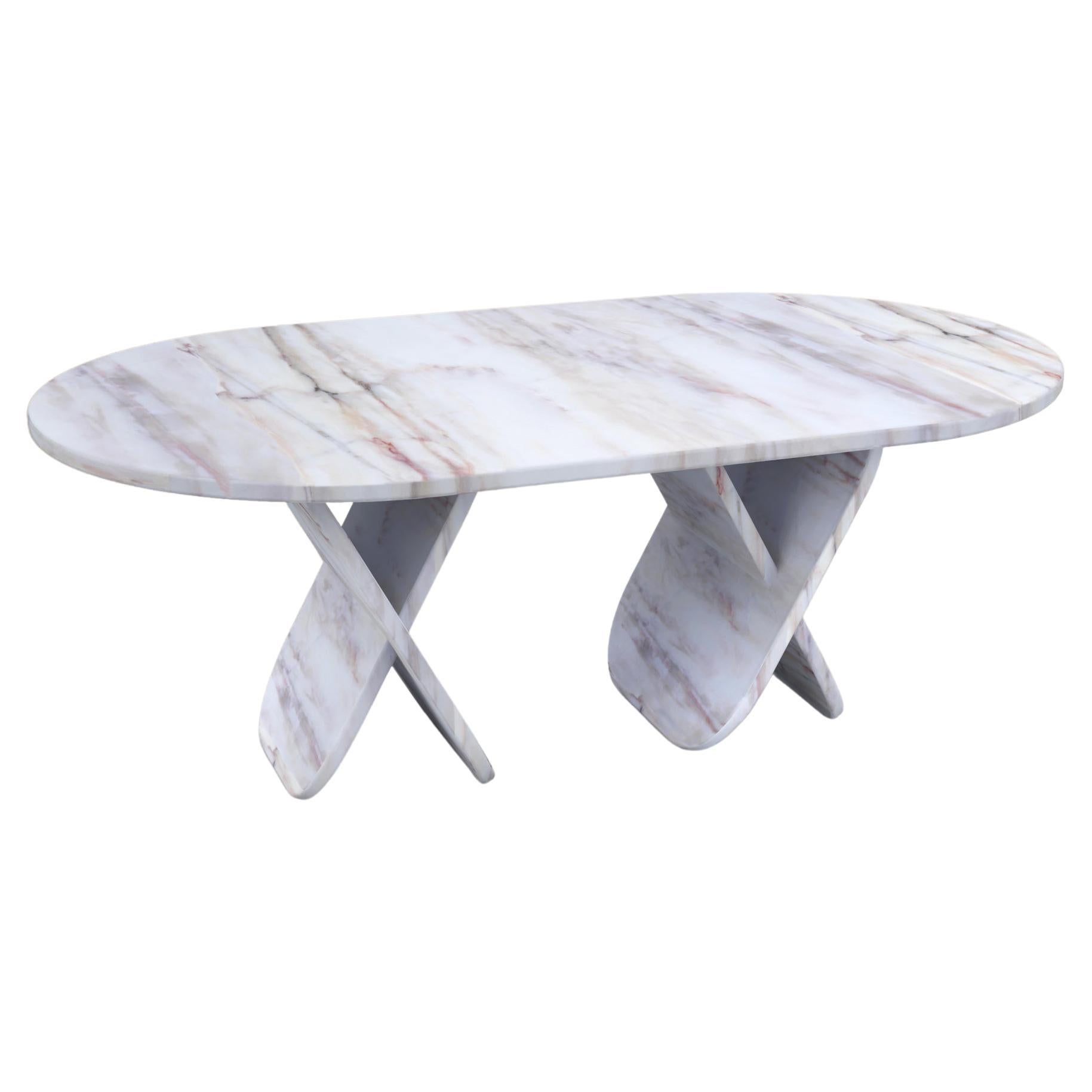 Ovaler Balance-Tisch von Dovain Studio