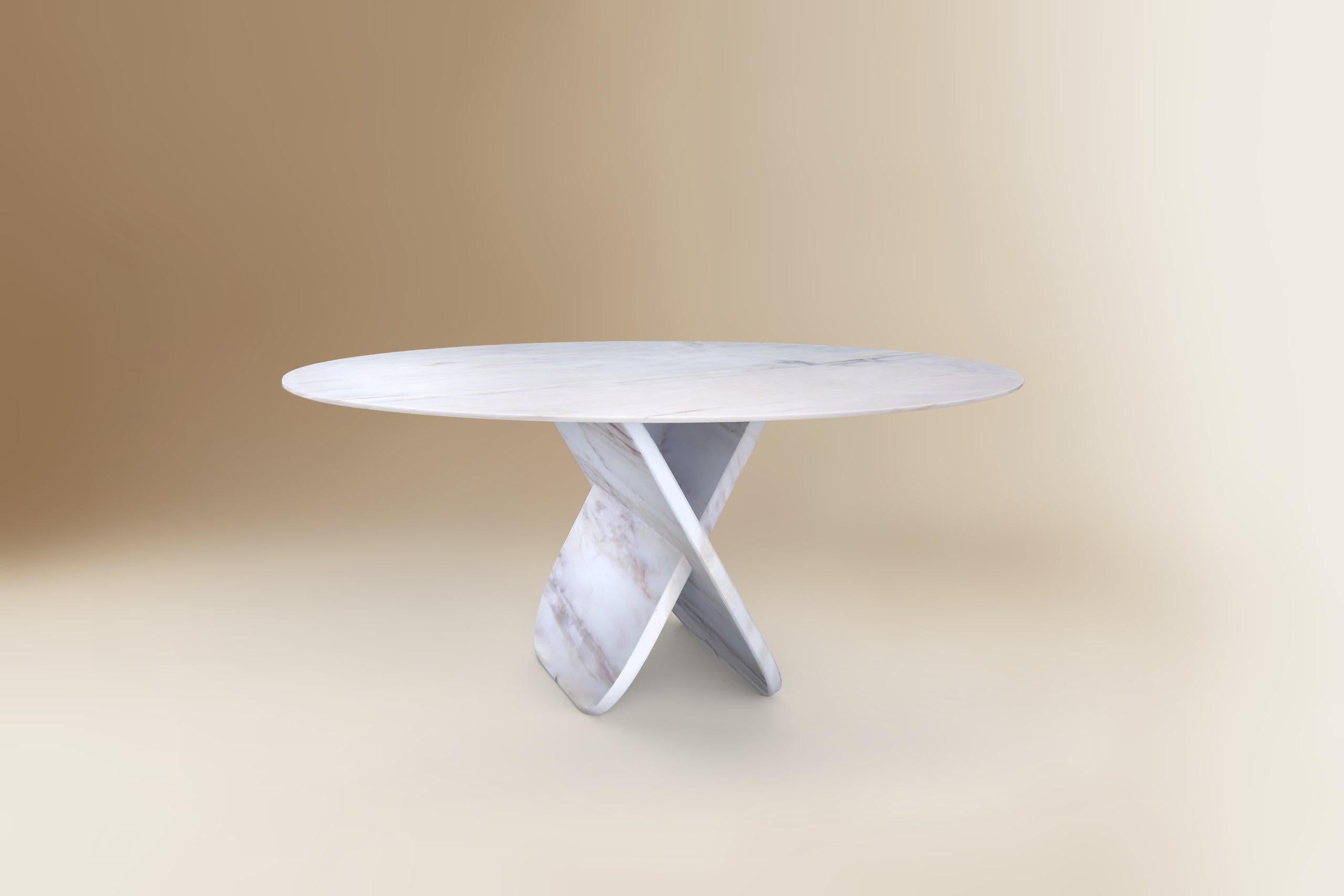 Post-Modern Balance Round Table by Dovain Studio For Sale