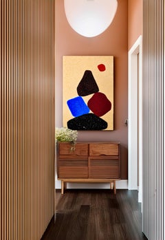 Equilibrium I — Sculptural Murano Glass Wall Work in MicroCristallo Fusione