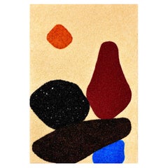 "Balancing Act #2" Large Rectangular Wall Art in Murano Glass Crystals And Resin