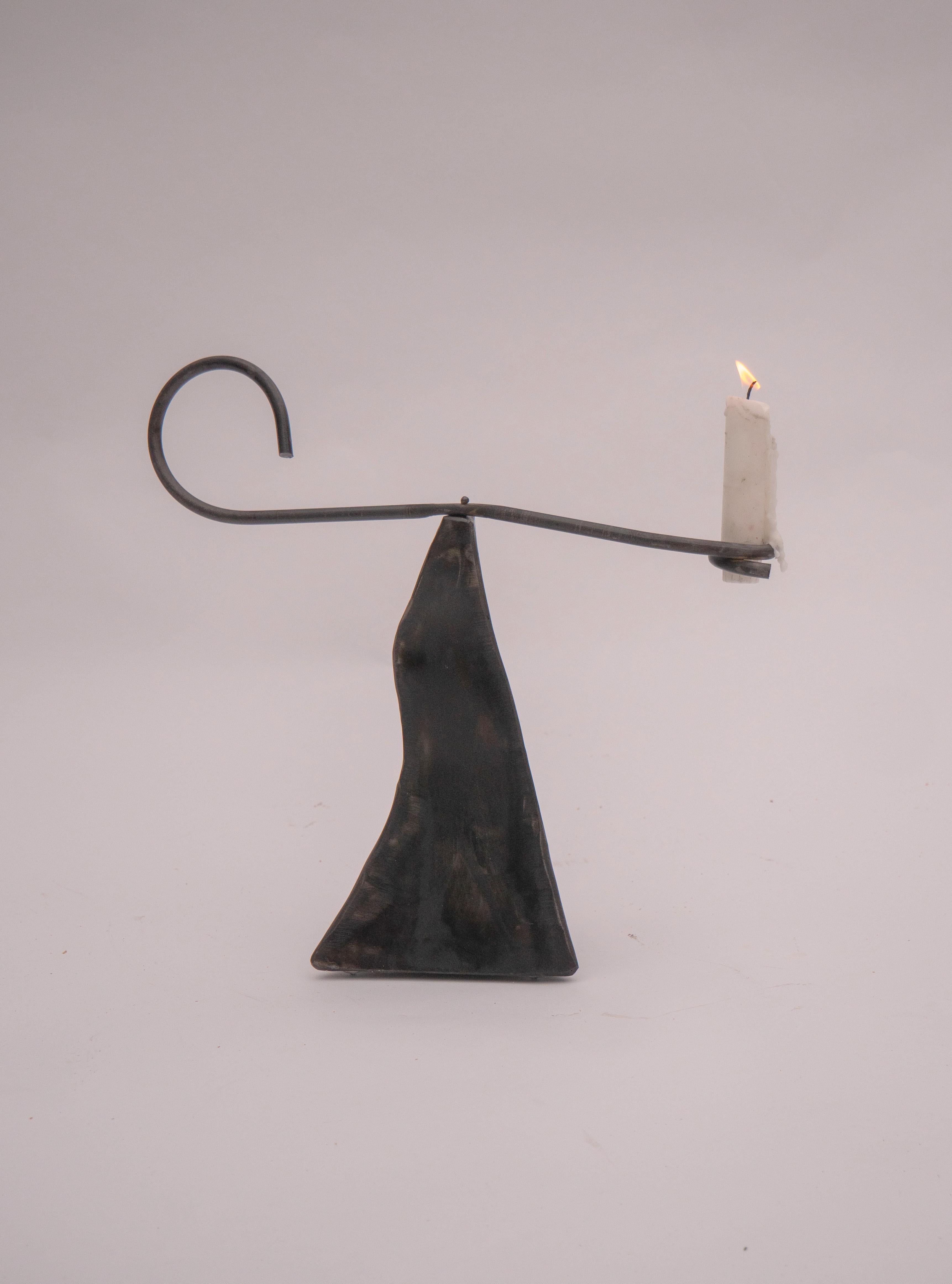 Art Deco 'Balancing Act' Candle Holder by Joseph Ellwood for Six Dots Design For Sale