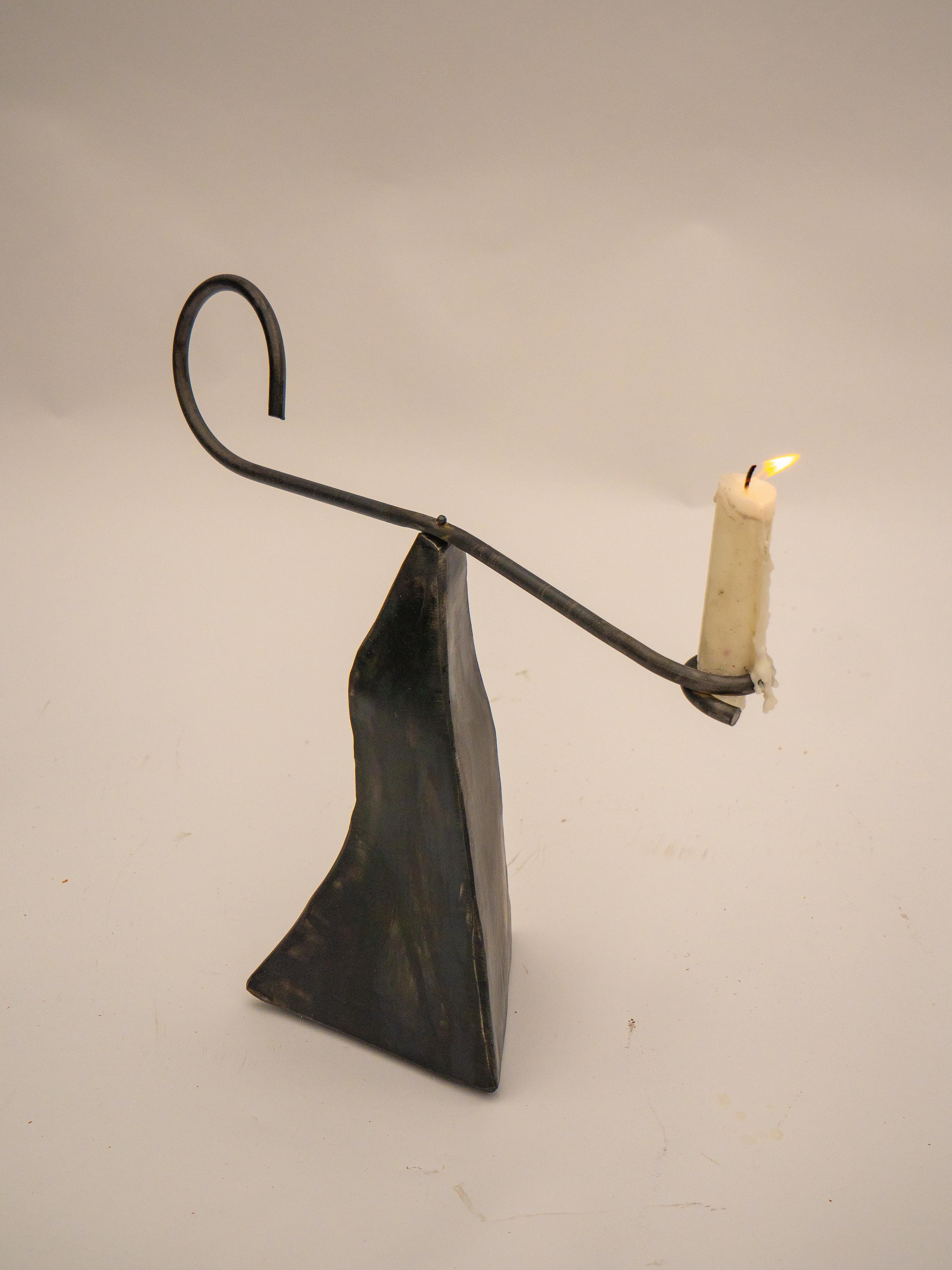 British 'Balancing Act' Candle Holder by Joseph Ellwood for Six Dots Design For Sale