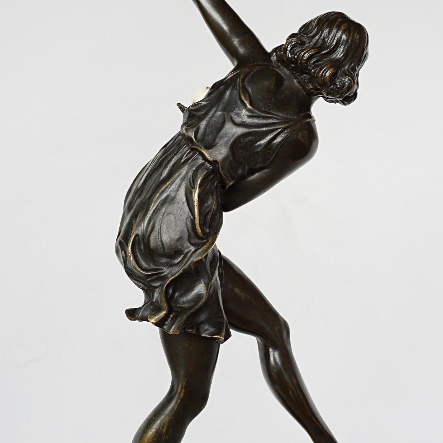 Balancing Act II an Art Deco Bronze Sculpture by Marcel Bouraine 7