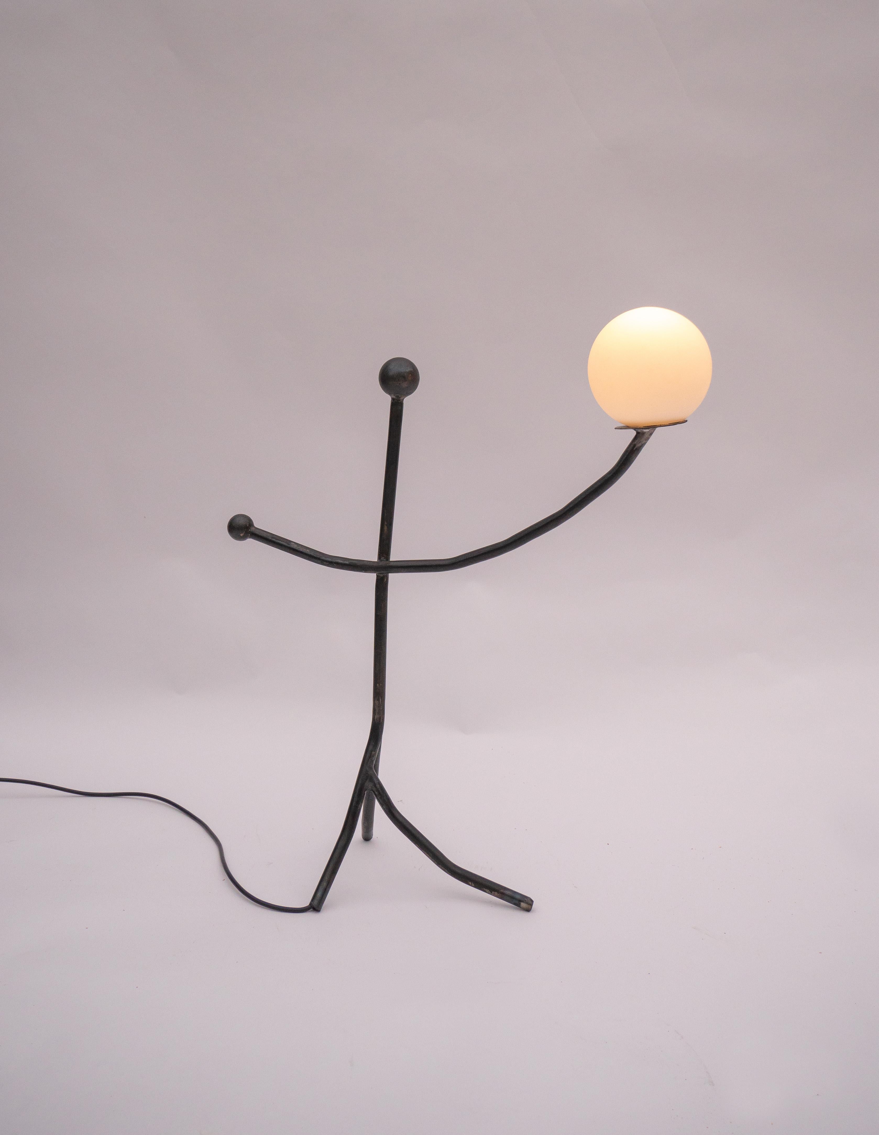 British 'Balancing Act' Table Lamp By Joseph Ellwood for Six Dots Design For Sale