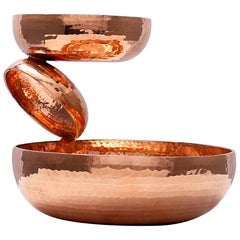 Balancing Copper Sculptural Bowl from the Balance Collection by Joel Escalona