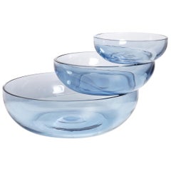 Balancing Glass Sculptural Bowl from the Balance Collection by Joel Escalona