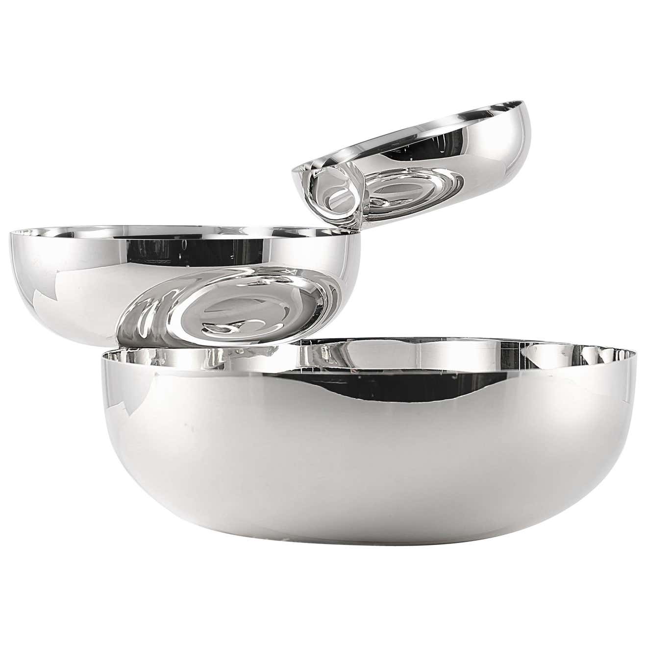Balancing Silver Bowl from the Balance Collection by Joel Escalona For ...