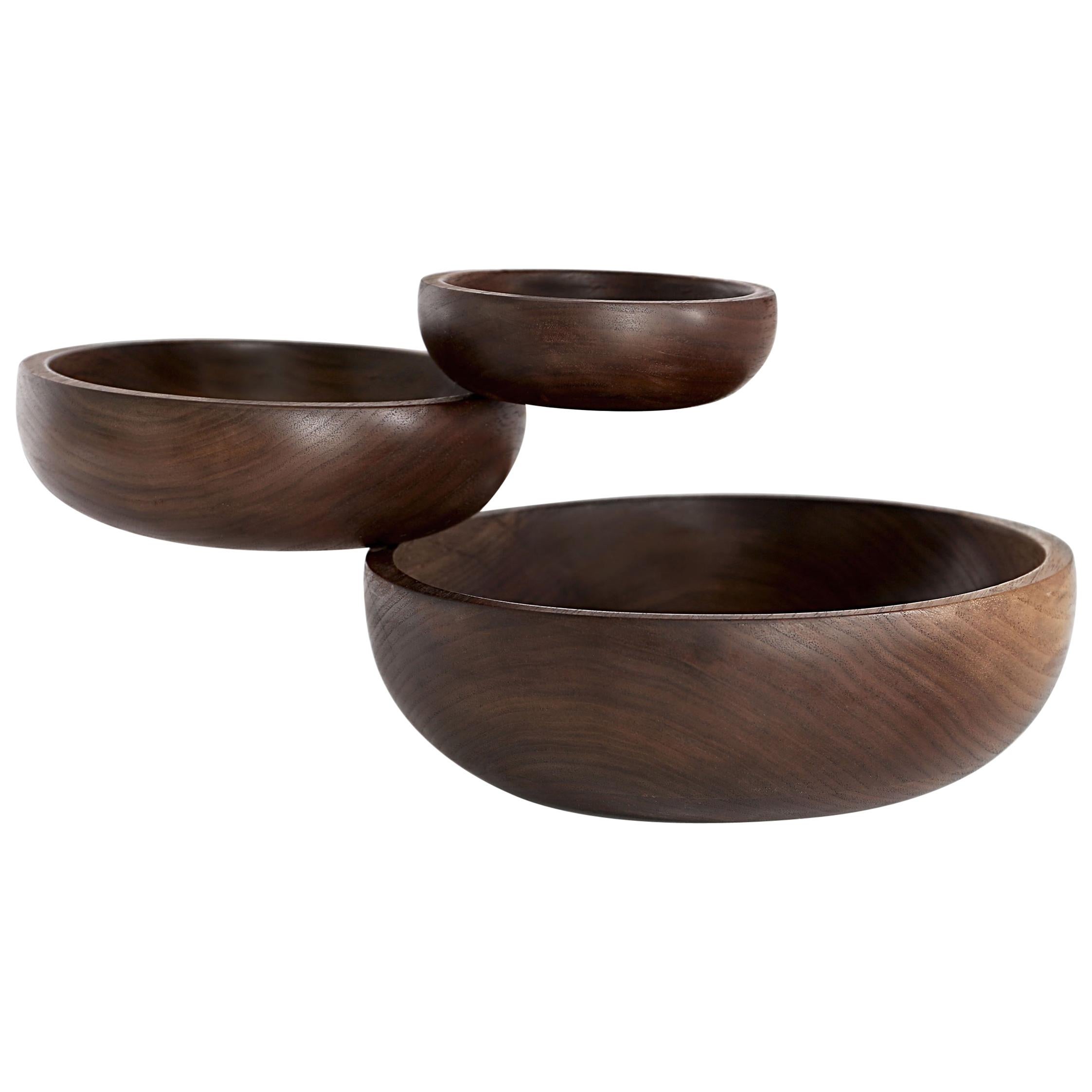 Balancing Wood Sculptural Bowl from the Balance Collection by Joel Escalona