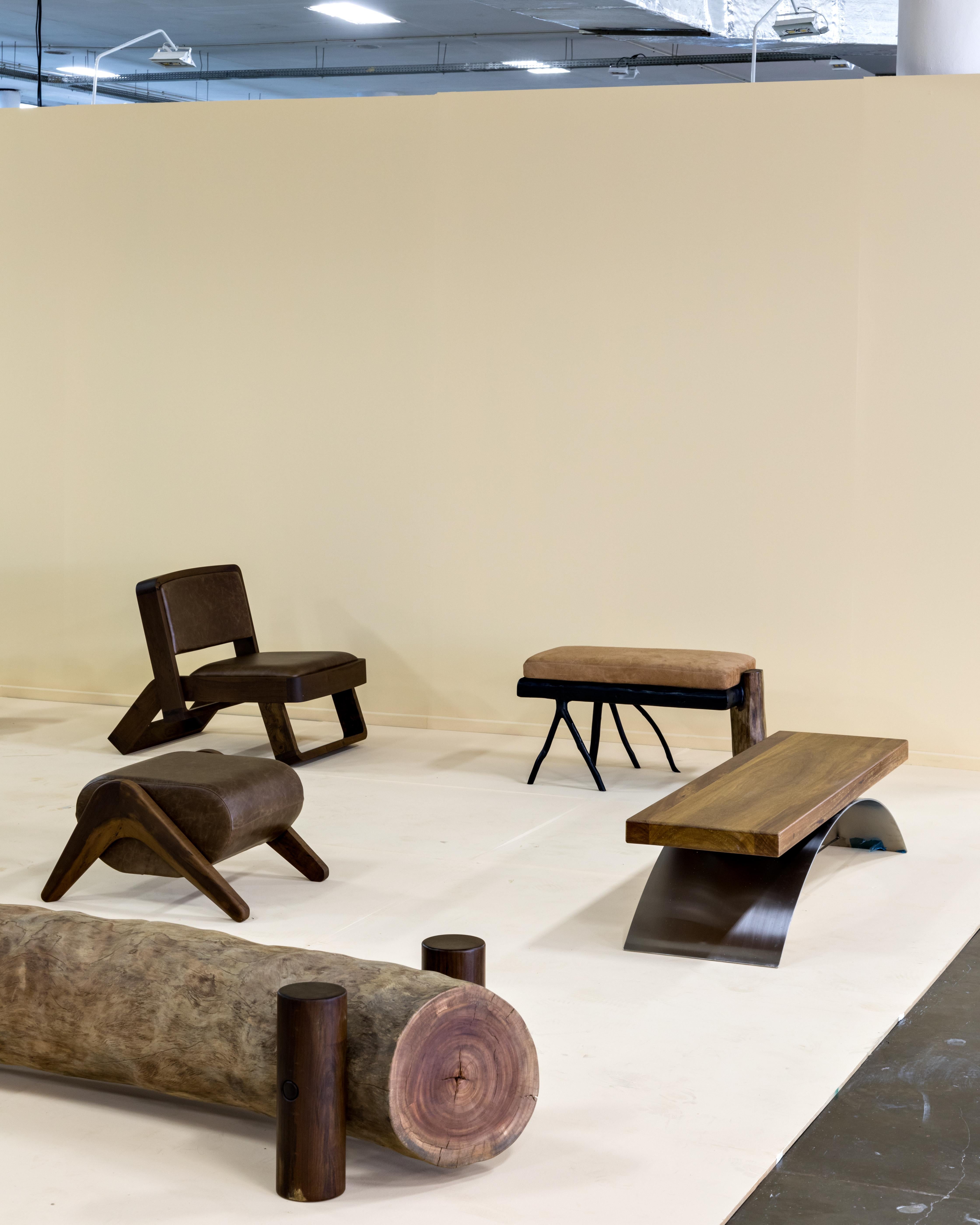 Modern Balanço Bench by Rodrigo Ohtake, Brazilian Contemporary Design For Sale