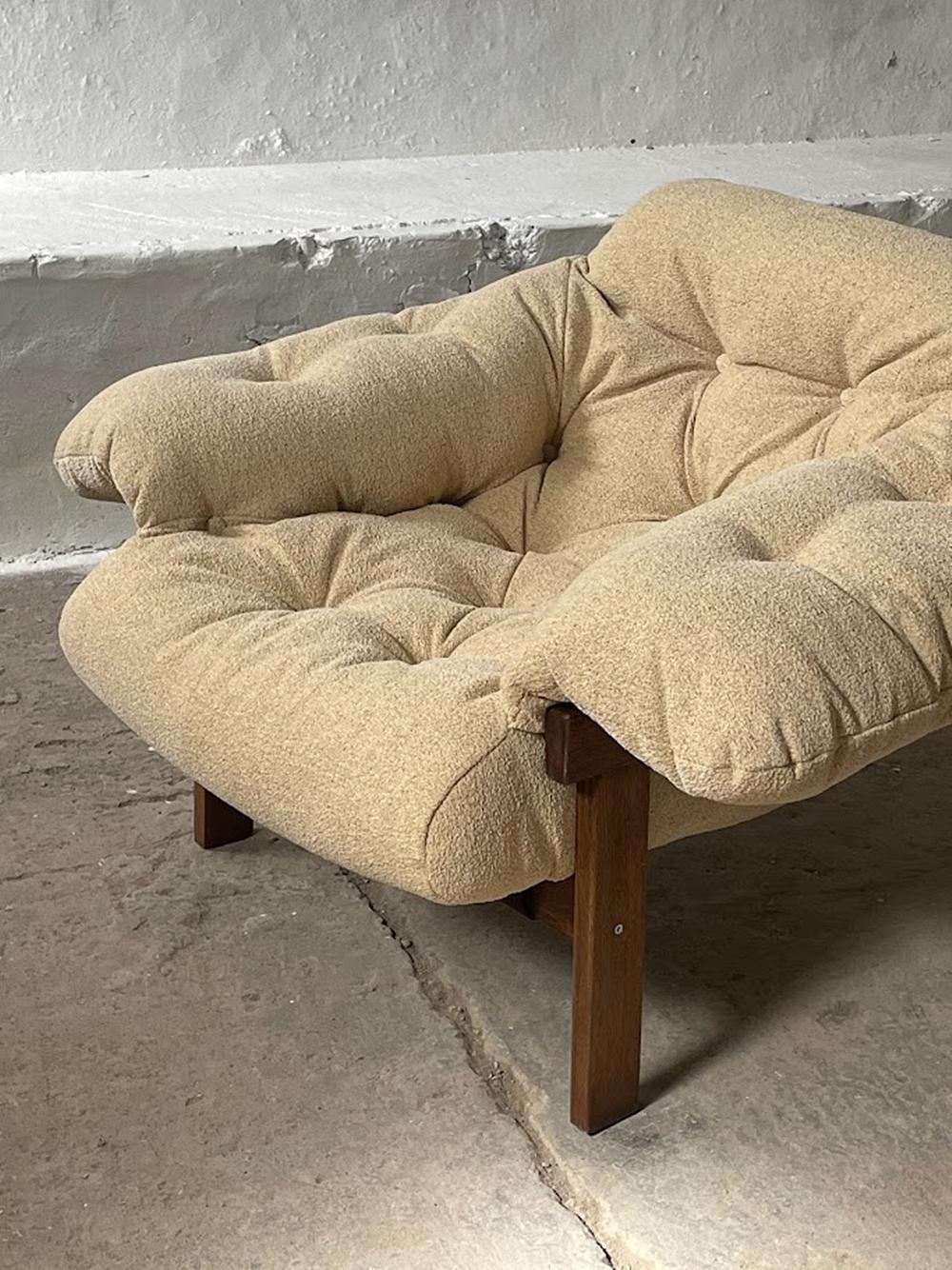 Balassa Brazilian style Armchair by Ipoly Furniture Company, 1970s For Sale 4