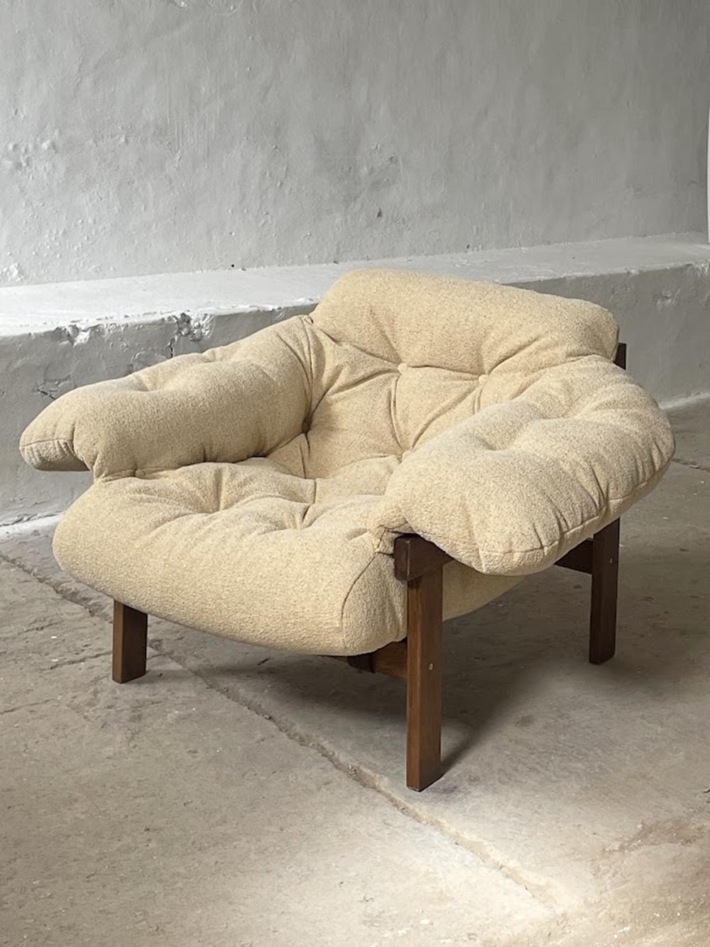 Balassa Brazilian style Armchair by Ipoly Furniture Company, 1970s For Sale 5