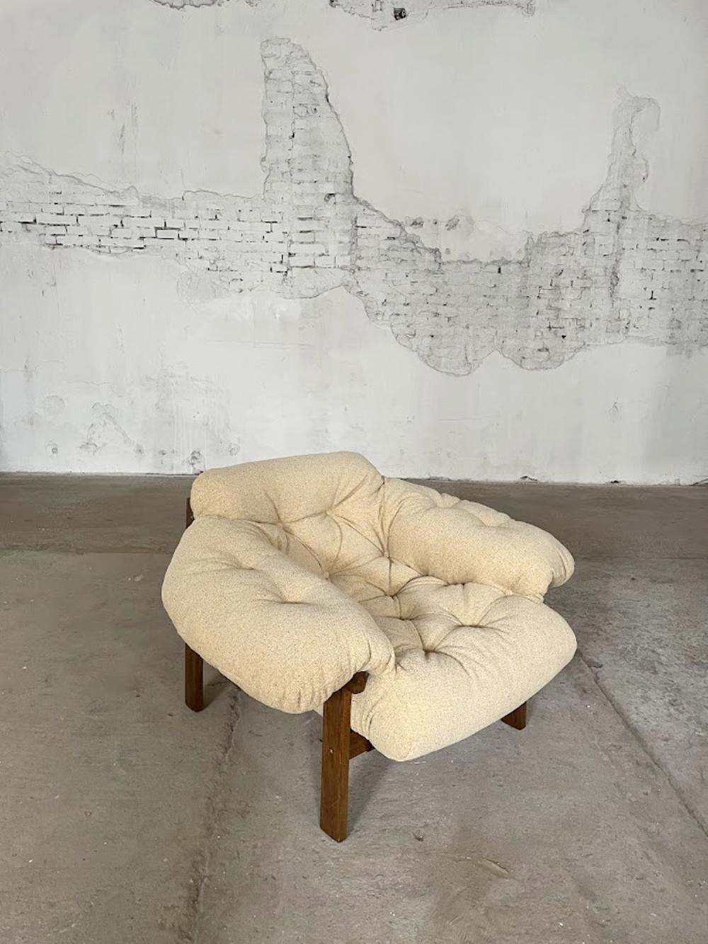 Balassa Brazilian style Armchair by Ipoly Furniture Company, 1970s For Sale 7