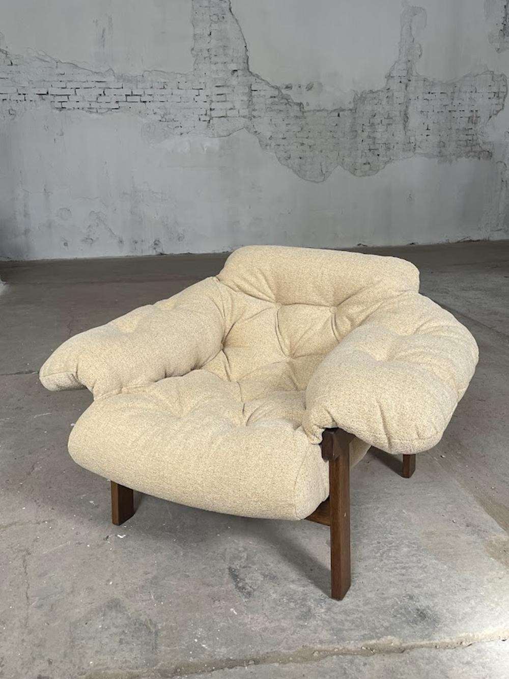 Hungarian Balassa Brazilian style Armchair by Ipoly Furniture Company, 1970s For Sale