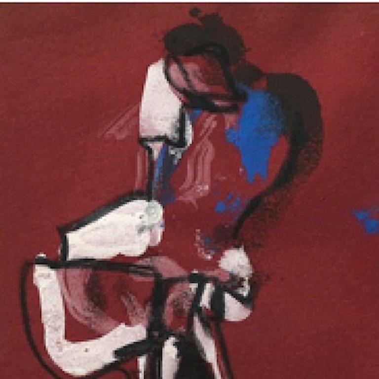 Untitled (Figures) - American Modern Mixed Media Art by Balcomb Greene