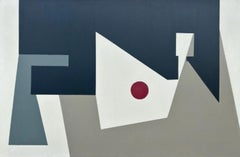 "Composition" Balcomb Greene, Geometric Abstract, Early Modernist Composition