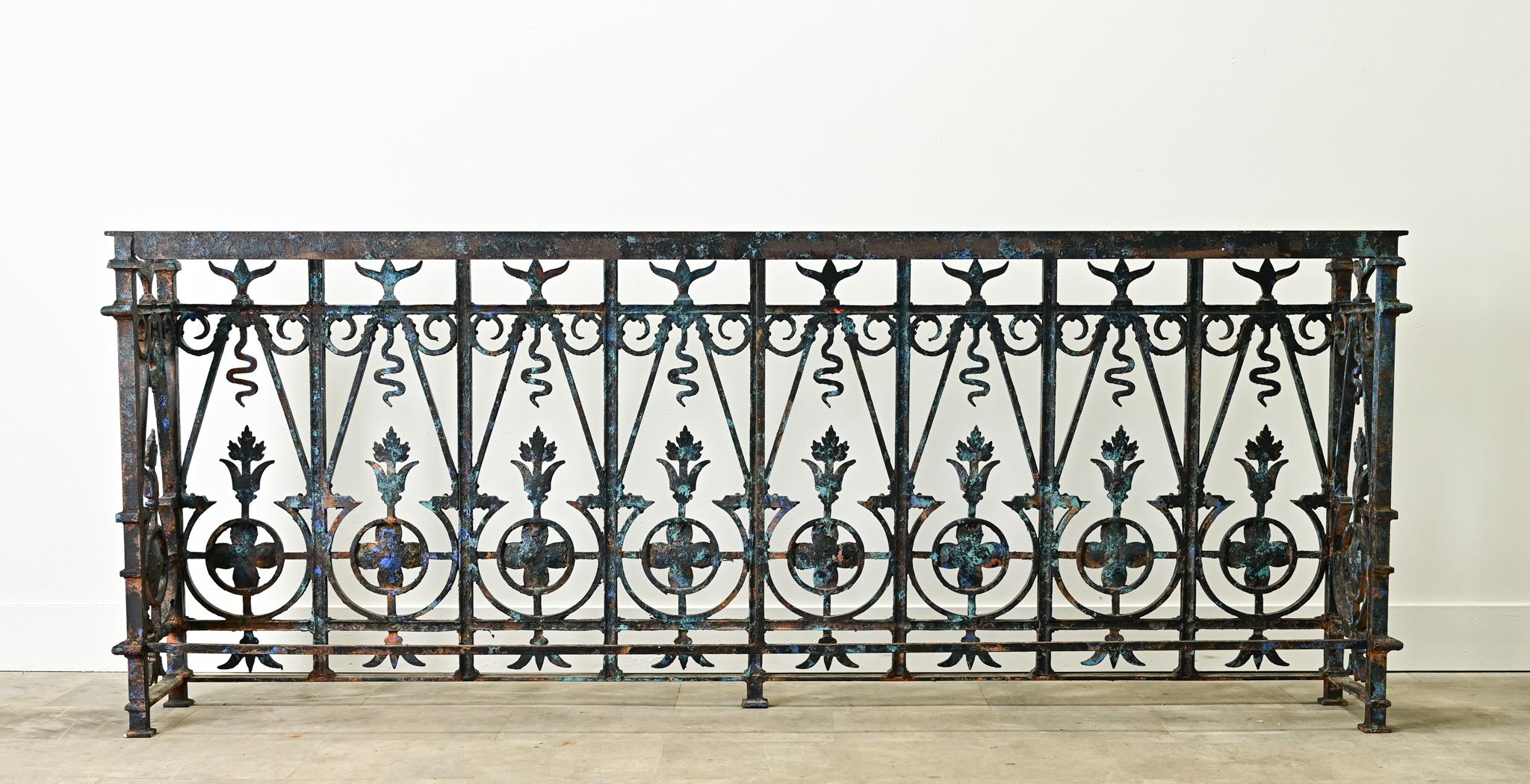 Console de balcon avec plateau en pierre bleue belge 9