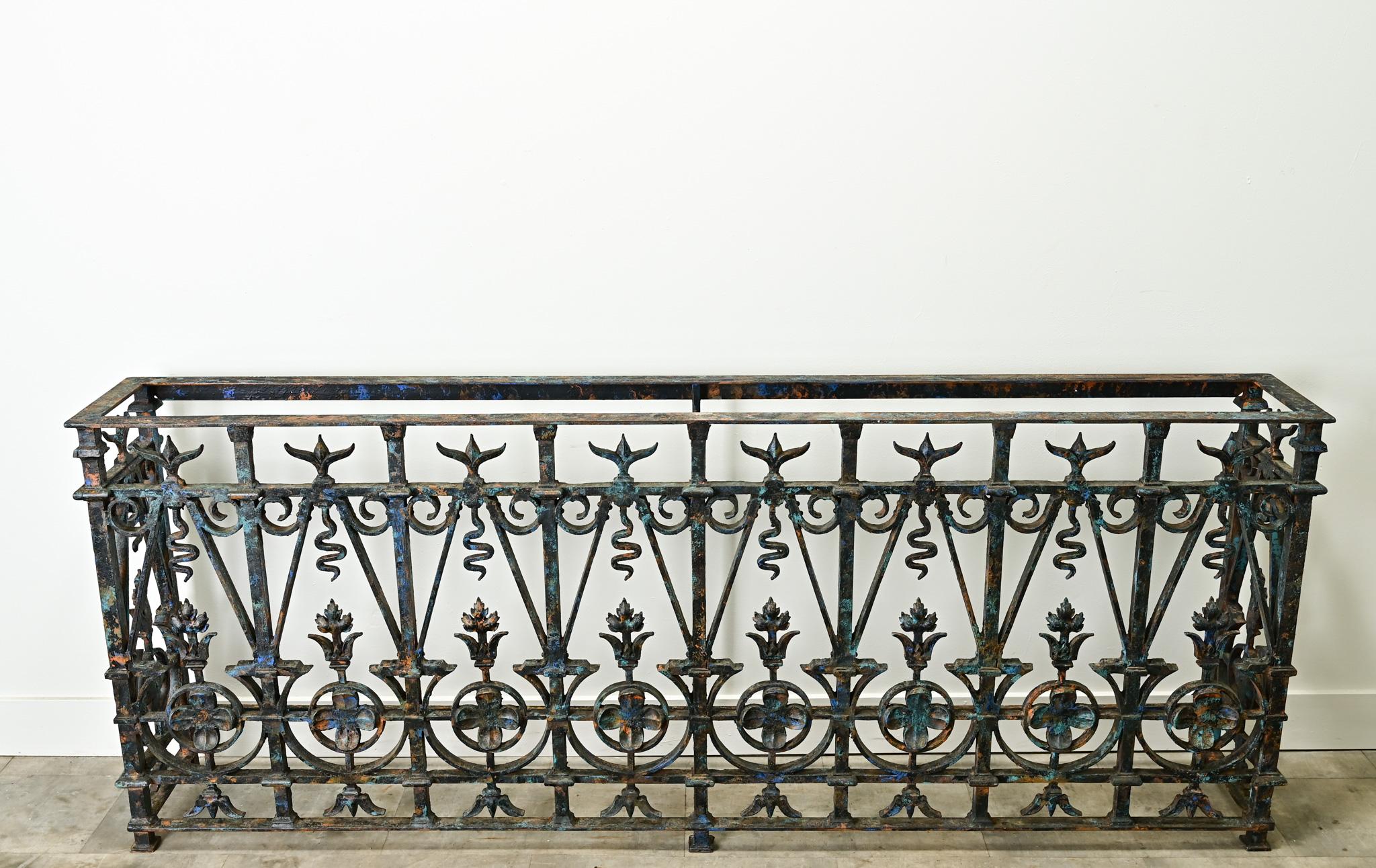 Autre Console de balcon avec plateau en pierre bleue belge