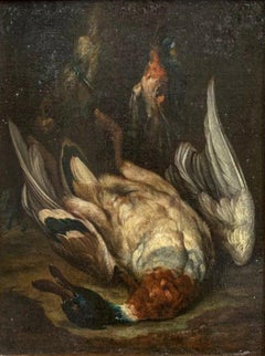 Hunting Trophy with Mallard Duck – Circle of Baldassarre de Caro