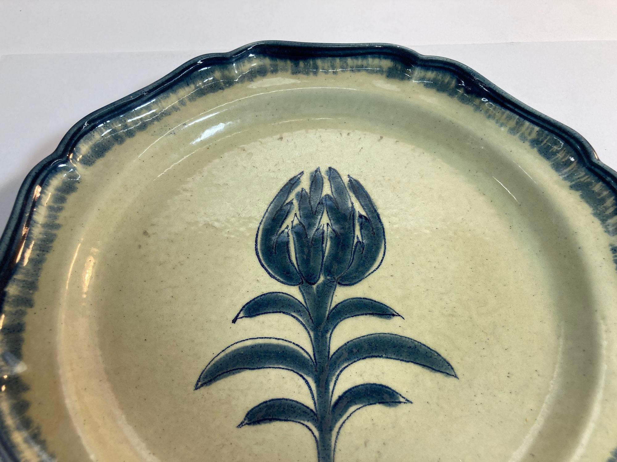 Mid-Century moderno Piatto decorativo in ceramica italiana Baldelli in vendita
