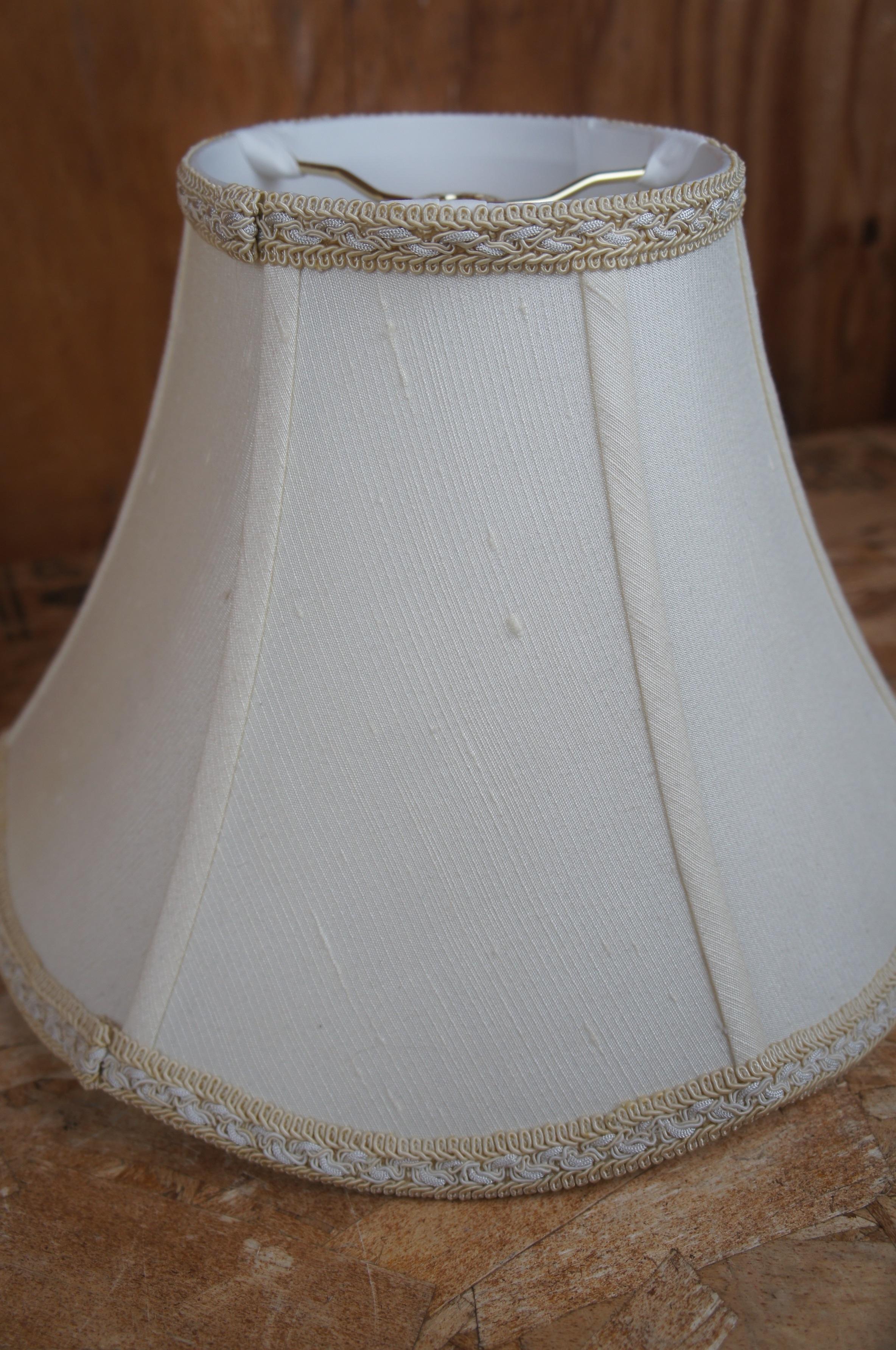 Baldwin Brass Colonial Williamsburg Buffet Candlestick Lamp and Shade