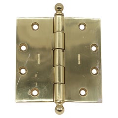 Baldwin Butt Door Hinge in Polished Brass Qty. Available