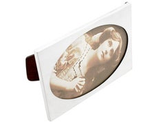 Baldwin & Marriott Marco de fotografía antiguo de plata de ley