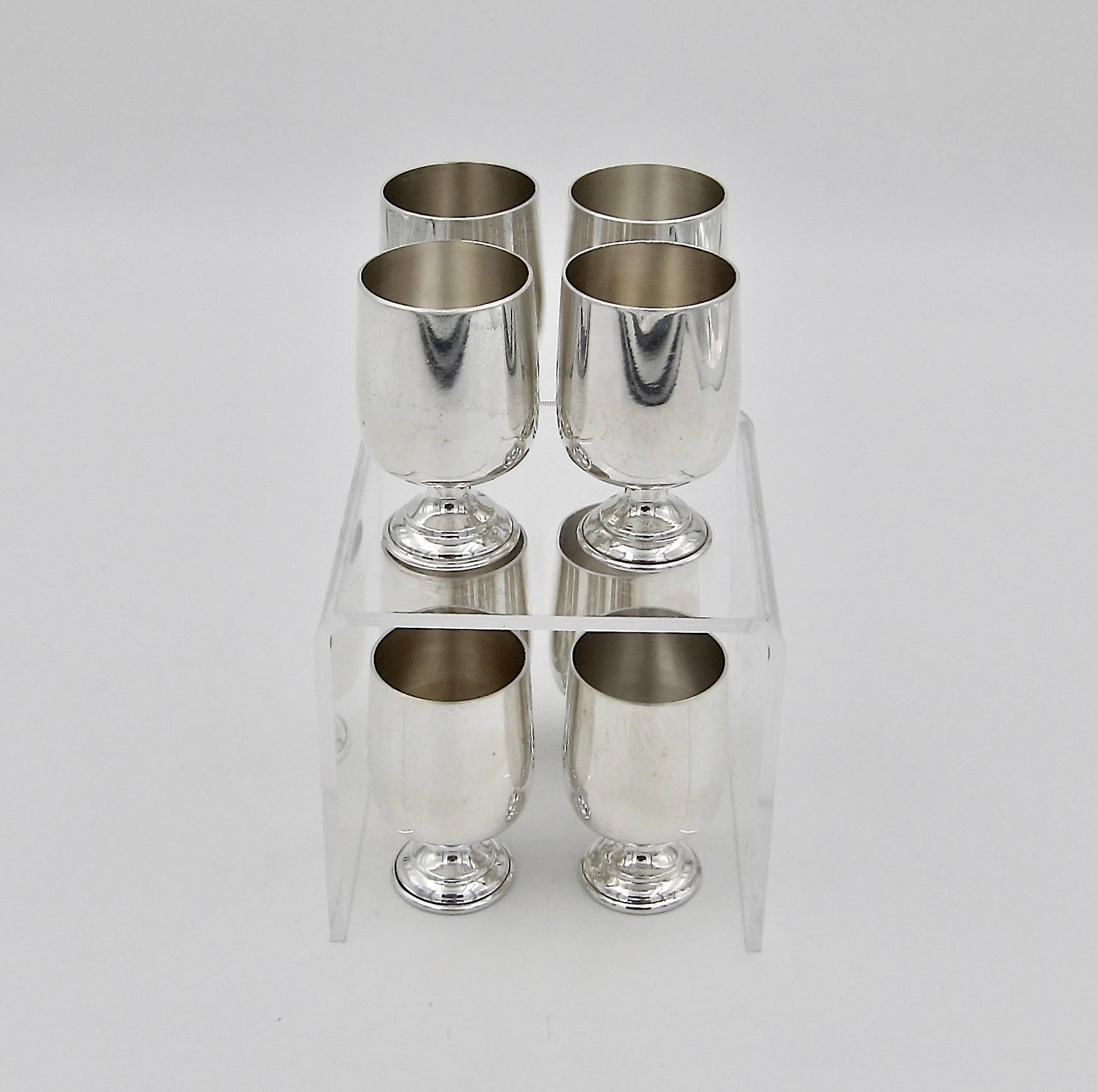 sterling silver drinking glasses