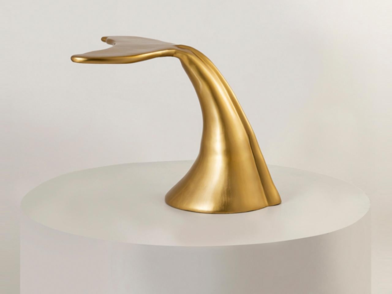Plated Balena Drink Table by Namit Khanna For Sale