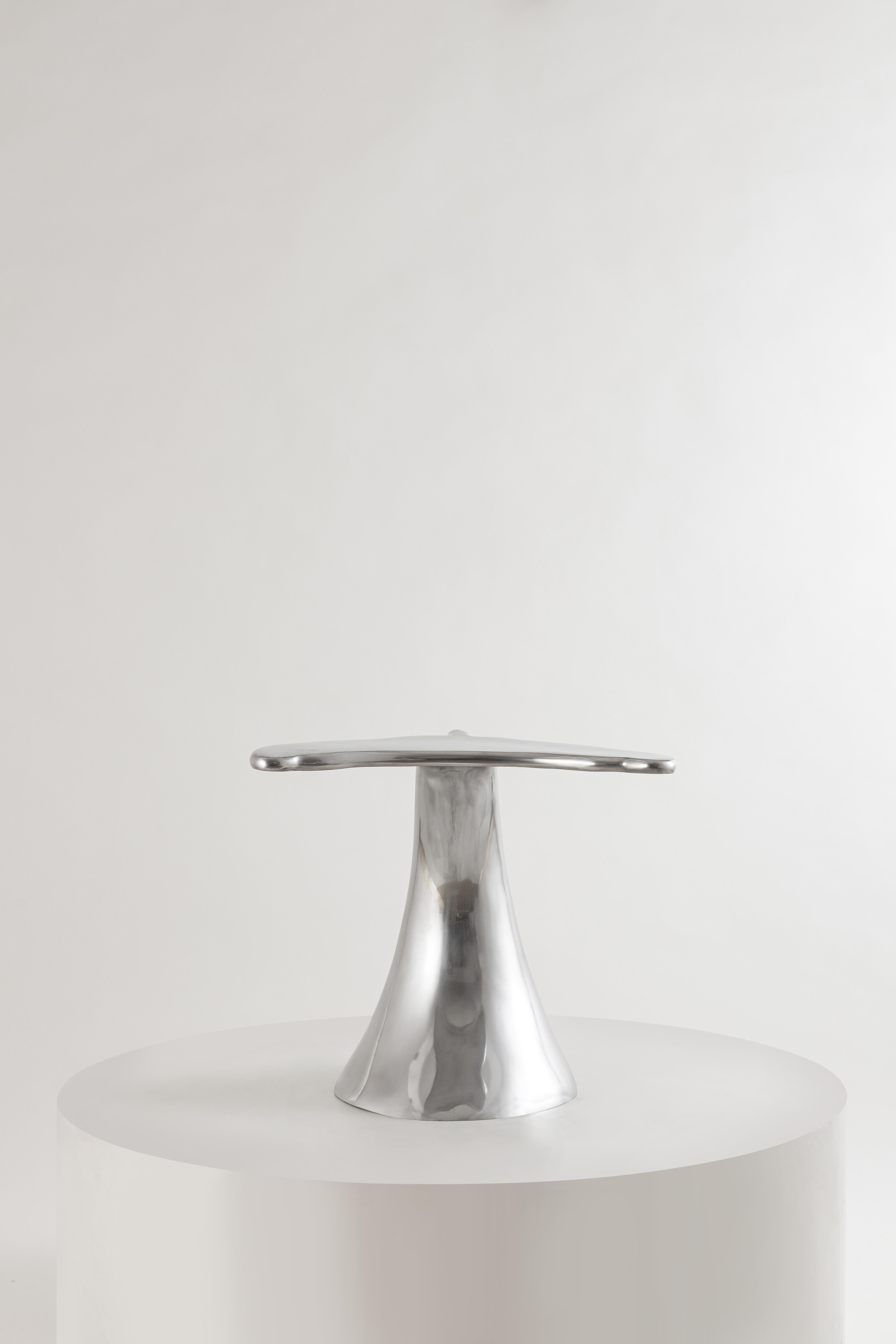Etched Balena Drink Table by Namit Khanna For Sale