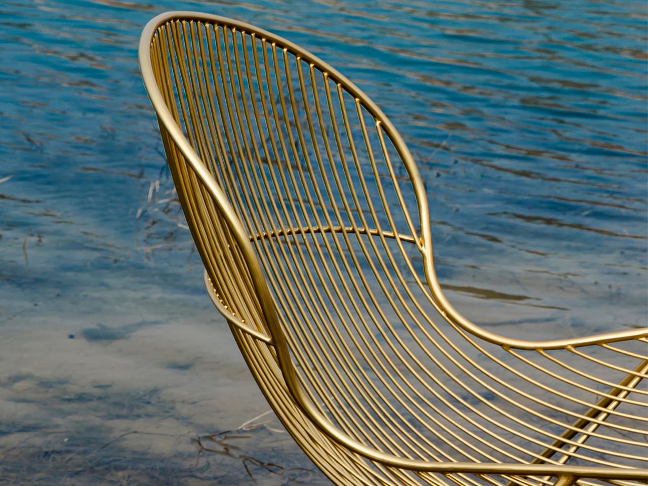 Indian Balena Lounger by Namit Khanna For Sale