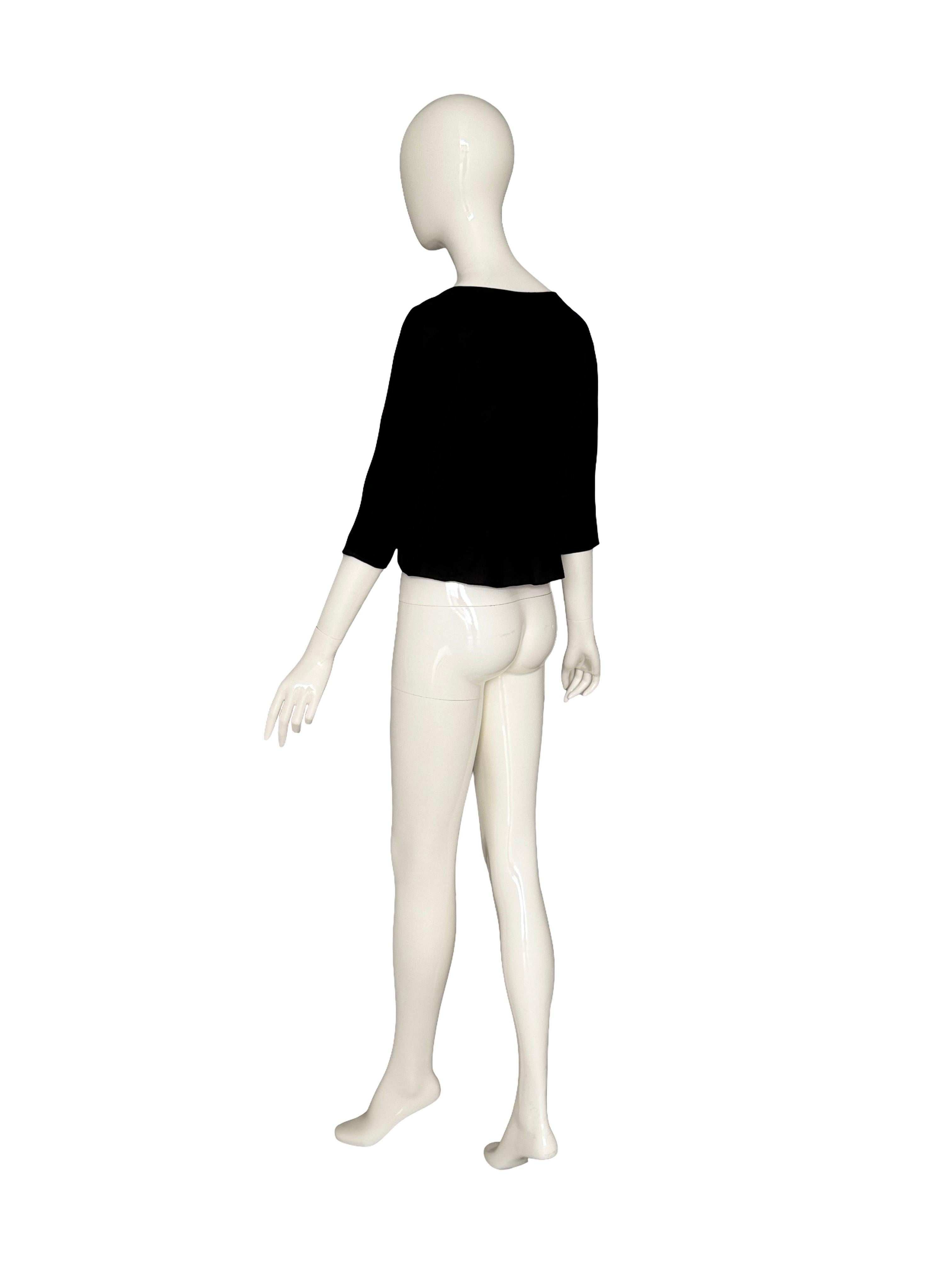 Giacca in seta nera numerata Balenciaga 1950 Haute Couture in vendita 10